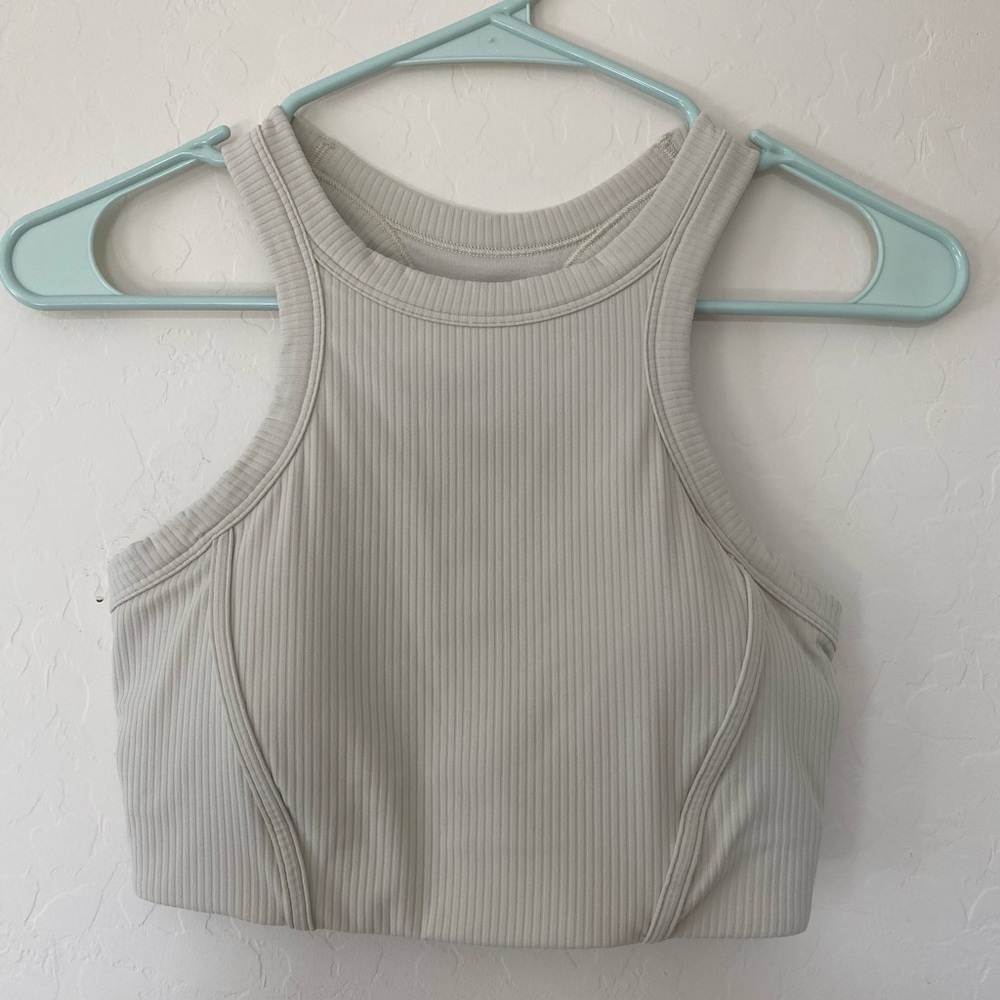 Lululemon Ribbed Nulu High-Neck Yoga Bra